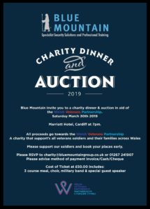 Charity Dinner & Auction, Saturday 30th March 2019